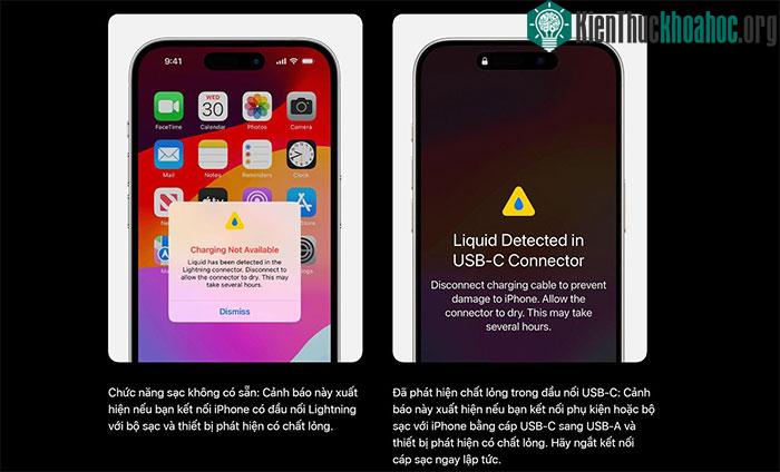 Cảnh báo của Iphone