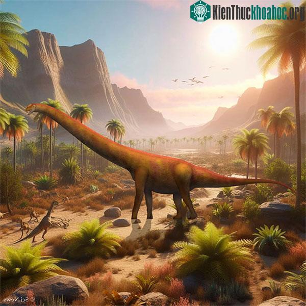 Nó được xác định là một thằn lằn hộ pháp (titanosaur)