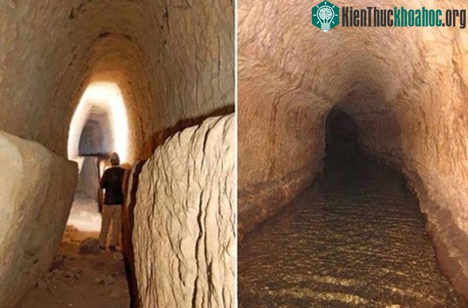 Kênh dẫn nước Gadara dưới lòng đất.