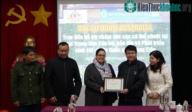 Đại sứ quán Úc hỗ trợ kinh phí để chăm sóc 2 cá thể chuột túi tại Vườn quốc gia Hoàng Liên.