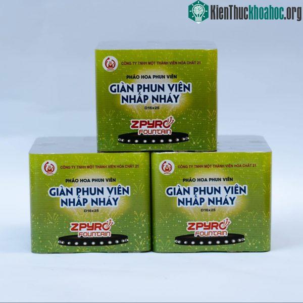 Giàn phun viên nhấp nháy Z121 do Nhà máy Z121 Bộ Quốc Phòng sản xuất.