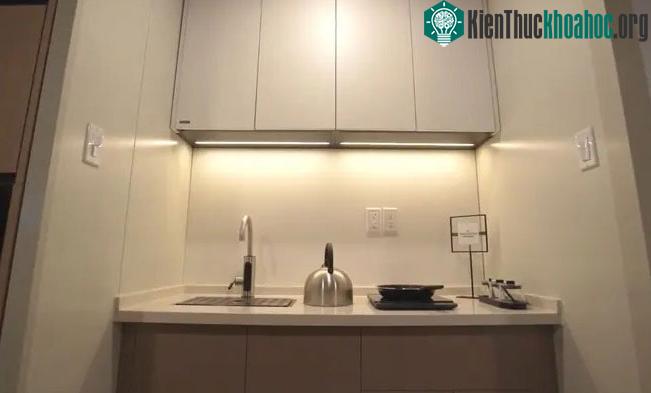 Grande S1 còn được trang bị điều hòa, phòng bếp với nhiều thiết bị hiện đại.