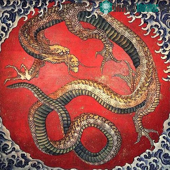 Hình tượng con rồng Nhật Bản.