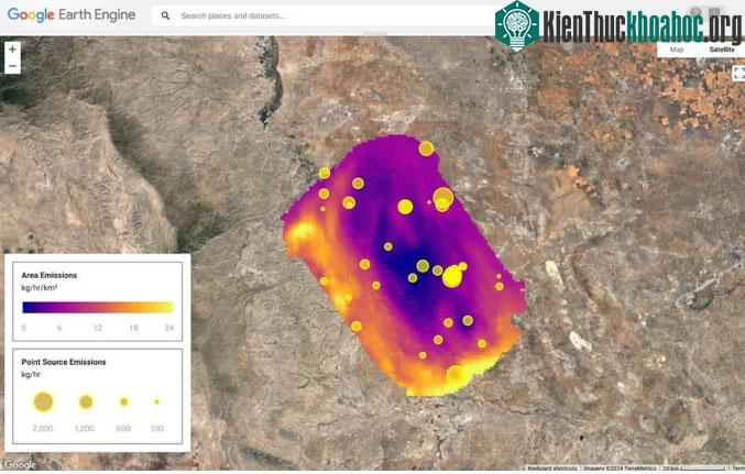 Bản đồ phát thải khí methane
