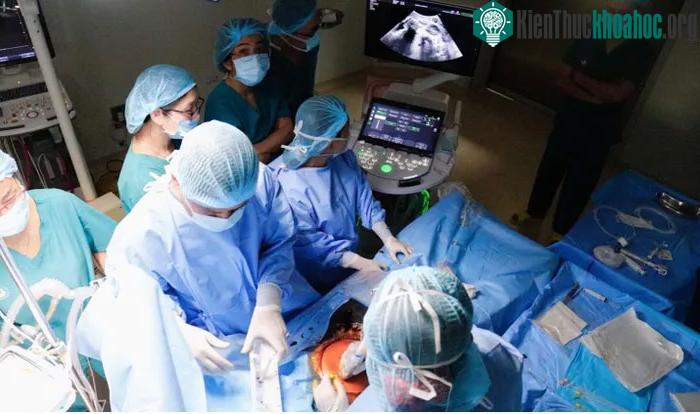 Ca thông tim bào thai đầu tiên của Việt Nam cũng như Đông Nam Á.