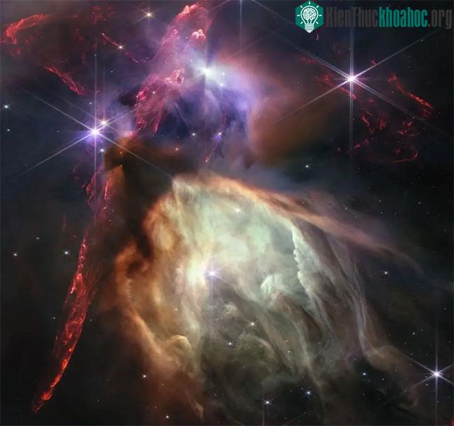 Tổ hợp đám mây Rho Ophiuchi là một vùng mây bụi đầy màu sắc.