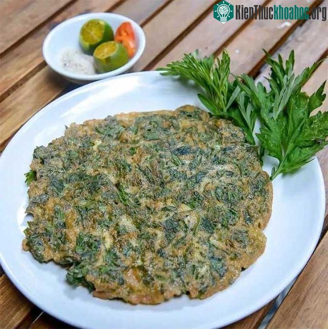 Trứng ngải cứu - món ngon trị bệnh