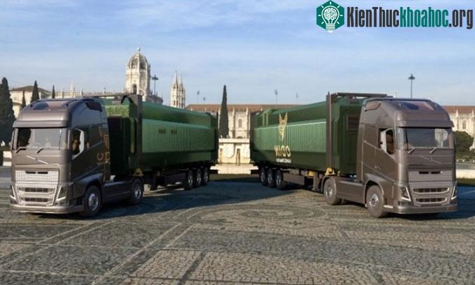 Lò phản ứng của Nano Nuclear Energy có thể đặt vừa trên xe container.