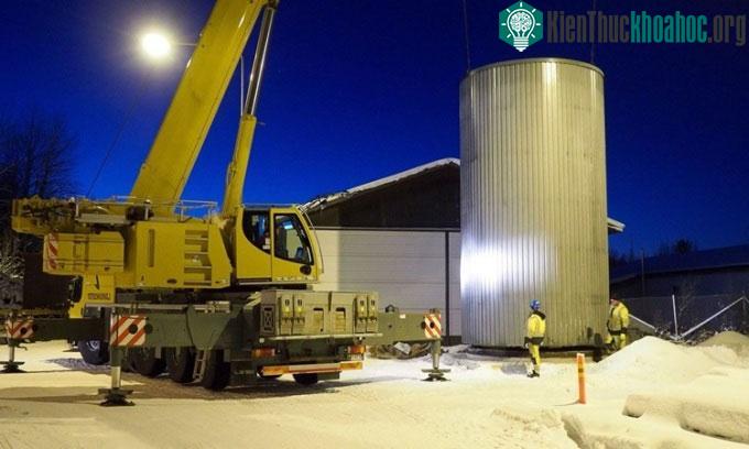 Polar Night Energy đang xây dựng pin cát lớn nhất thế giới ở Phần Lan.