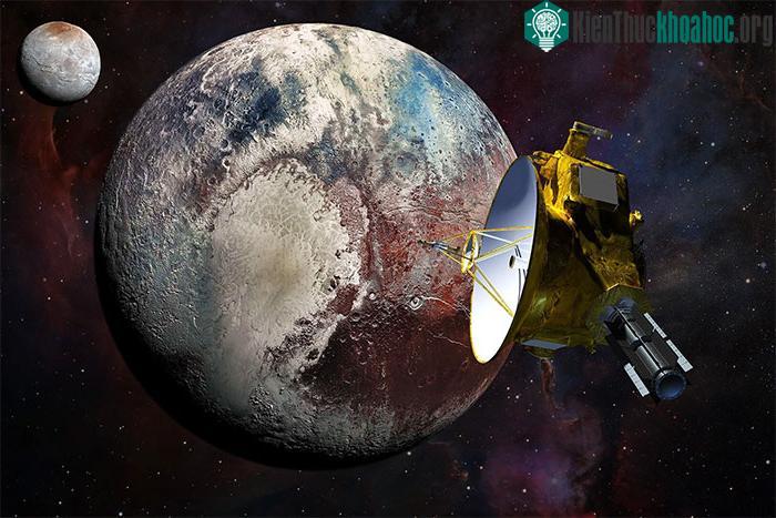 Tàu NASA New Horizons khi bay qua Sao Diêm Vương năm 2015