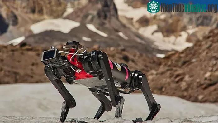 Robot Spirit được huấn luyện trên địa hình khó khăn giống như trên Mặt trăng.