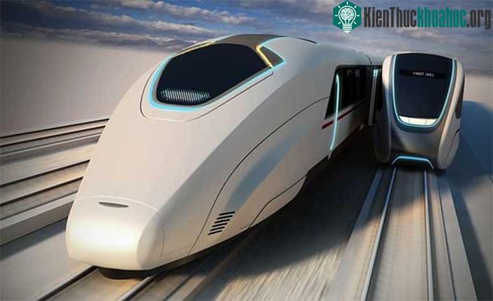Tàu đệm từ áp dụng công nghệ vật liệu nghịch từ