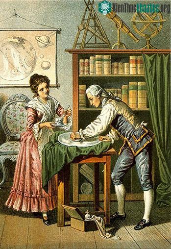 Caroline Herschel làm việc cùng anh trai William trong nhiều công trình khoa học.