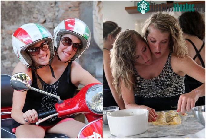 Brittany và Abby có thể phối hợp để cùng nấu ăn, dậy học, điều khiển xe máy.