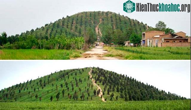 Bí ẩn về những kim tự tháp cổ xưa ở Trung Quốc: "Ngôi mộ" có hình dáng đặc biệt hay bị che giấu? ảnh 3