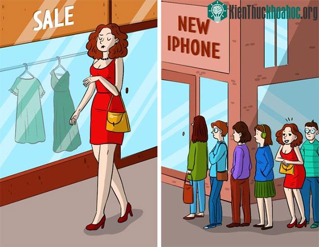 Mọi người cố tình mua những thứ đắt tiền