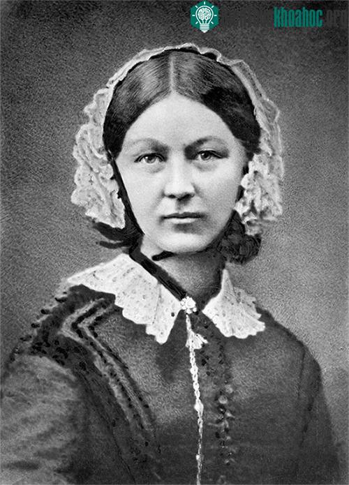 Chân dung y tá Nightingale Florence.