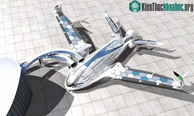 Máy bay Progress Eagle nhìn từ trên xuống.