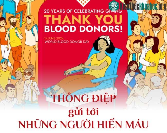 Thông điệp gửi đến những người hiến máu