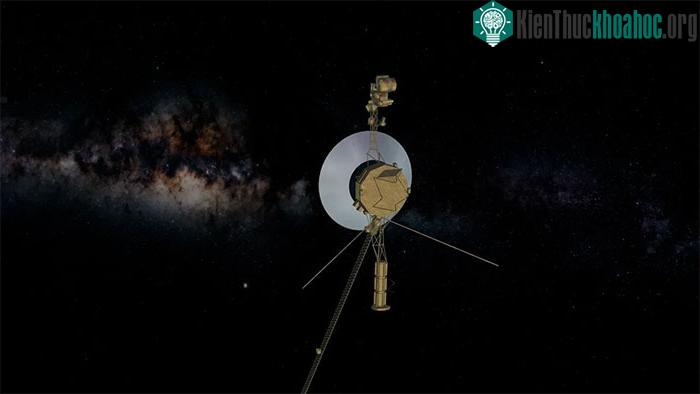 Mô phỏng tàu vũ trụ Voyager 1 tiến vào vùng không gian liên sao.&nbsp;