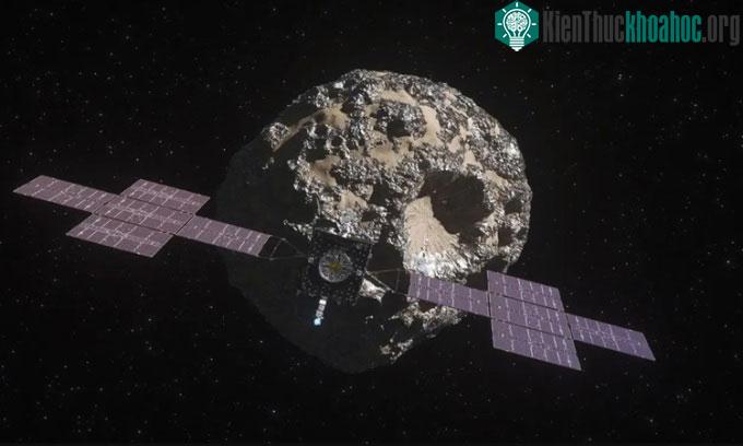 Tàu vũ trụ NASA đang bay tới tiểu hành tinh giàu kim loại Psyche.