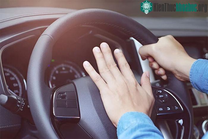 Hướng dẫn con cách bấm còi xe ô tô