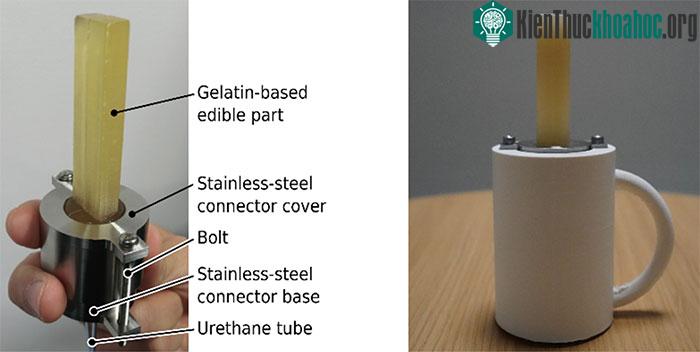 Phần ăn được của robot chỉ là chiếc kẹo dẻo mềm