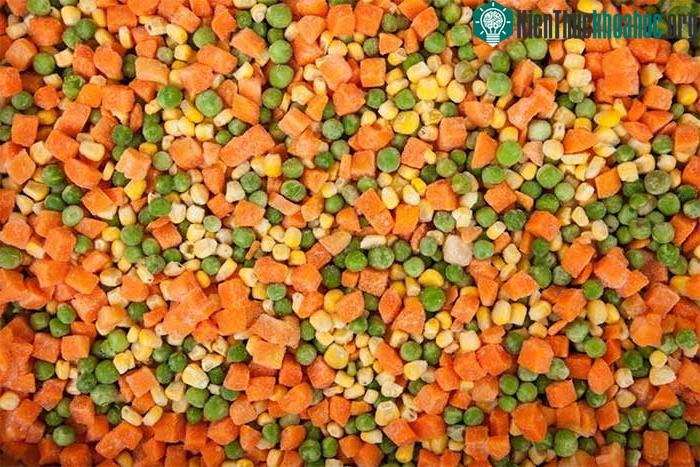 Cấp đông giúp bảo quản dưỡng chất trong rau quả và tăng thời gian sử dụng.