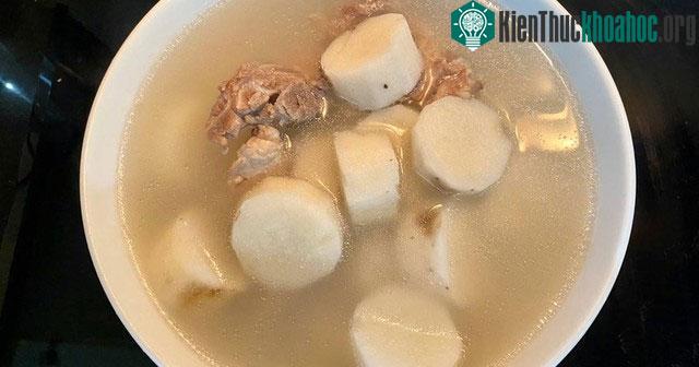 Canh củ mài