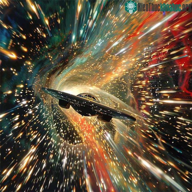 Hình minh họa động cơ warp.