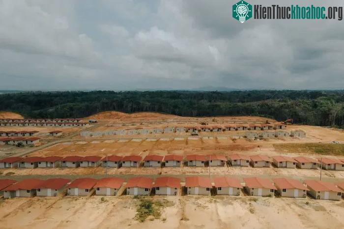 Khu tái định cư Isber Yala dành cho người bản địa Guna, vào tháng 3-2023.