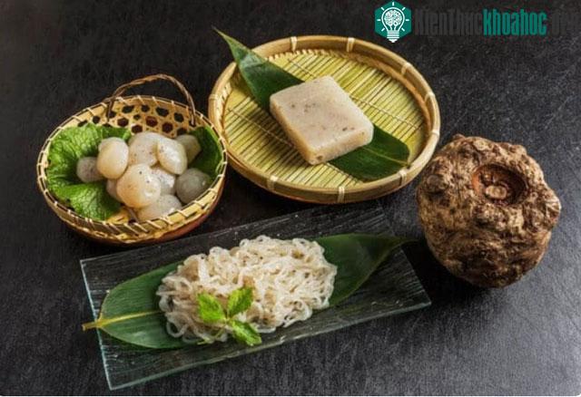 Món ăn từ khoai nưa