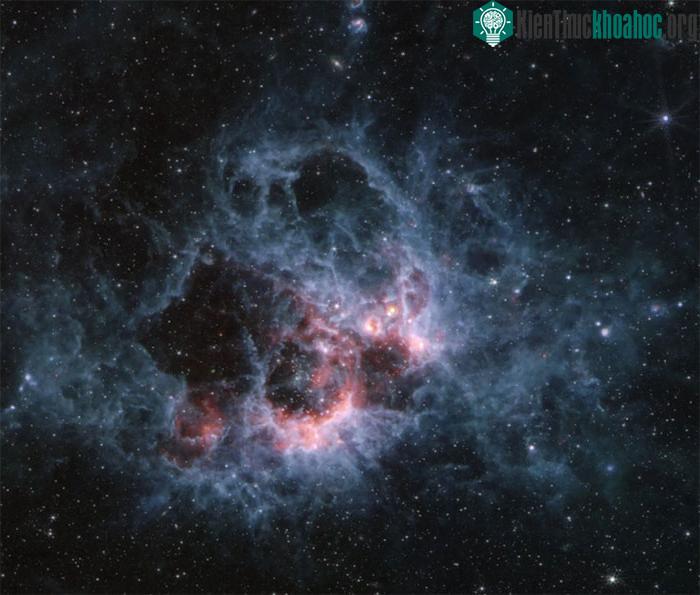 Lớp bụi của NGC 604