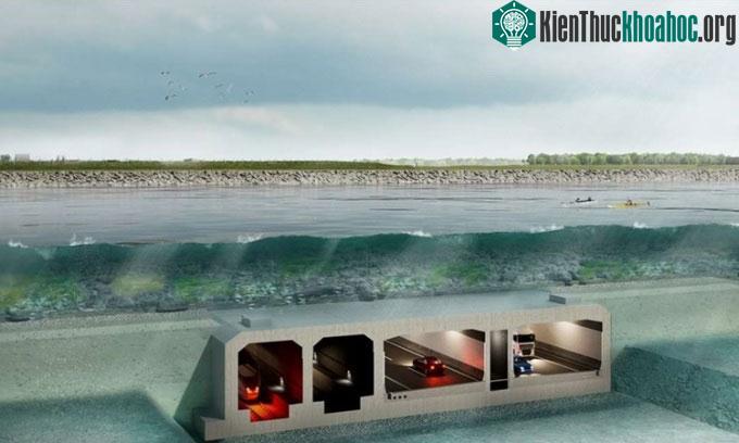 Mô phỏng đường hầm Fehmarnbelt dưới đáy biển Baltic.