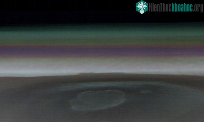 Núi lửa Olympus Mons trong ảnh chụp từ tàu Odyssey.