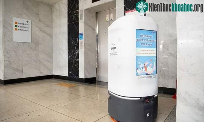 Robot làm việc cho Hội đồng thành phố Gumi.