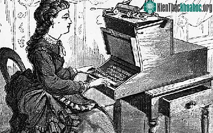 Bản thiết kế máy làm giấy của Eunice Foote năm 1864.