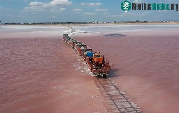 Hồ Burlinskoye nằm ở vùng gần với biên giới Nga-Kazakhstan.