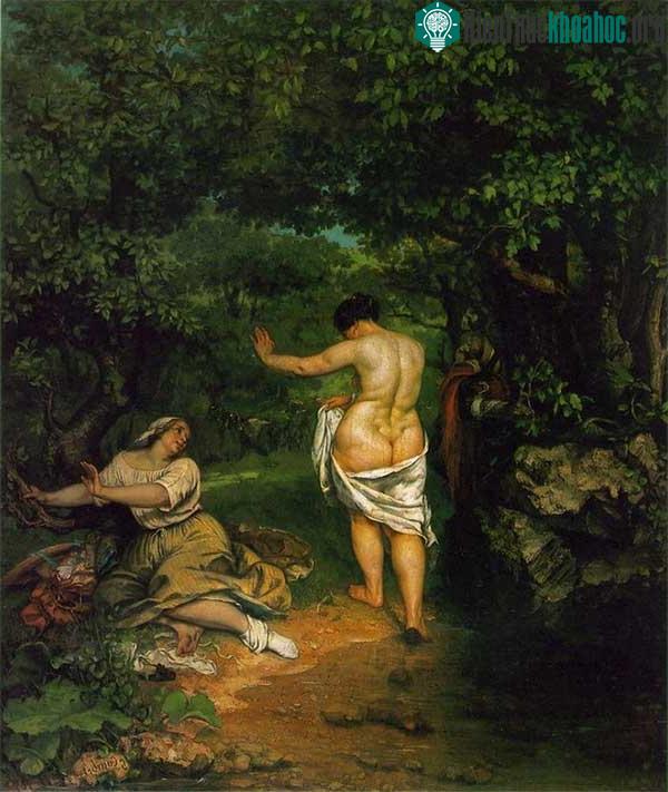 úm đồng tiền Venus được khắc họa trong tác phẩm "The_Bathers"