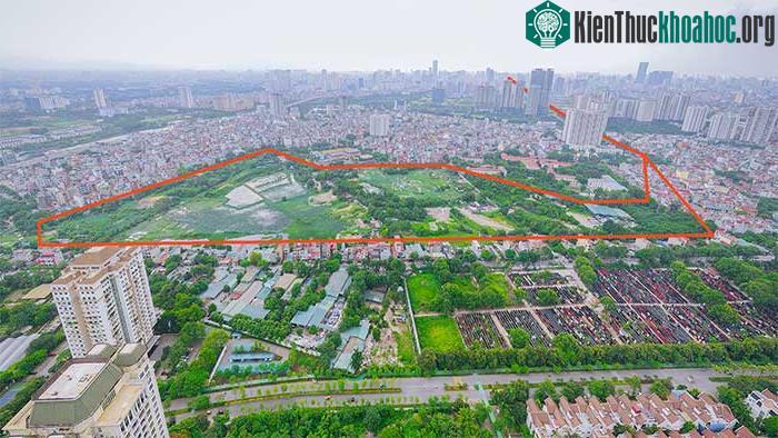 Dự án có khu depot Xuân Đỉnh với diện tích rộng 17,5 ha
