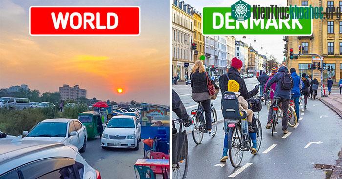 &nbsp;Có 675.000 xe đạp và chỉ có 120.000 ô tô ở thủ đô Copenhagen.&nbsp;