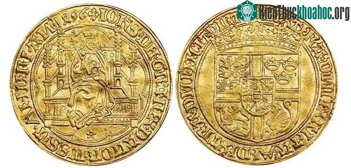 Món đấu giá cao nhất là một đồng xu vàng từ cuối thế kỷ 15