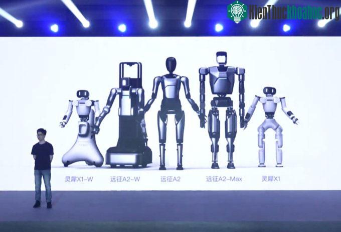 5 robot mới được Agibot giới thiệu.