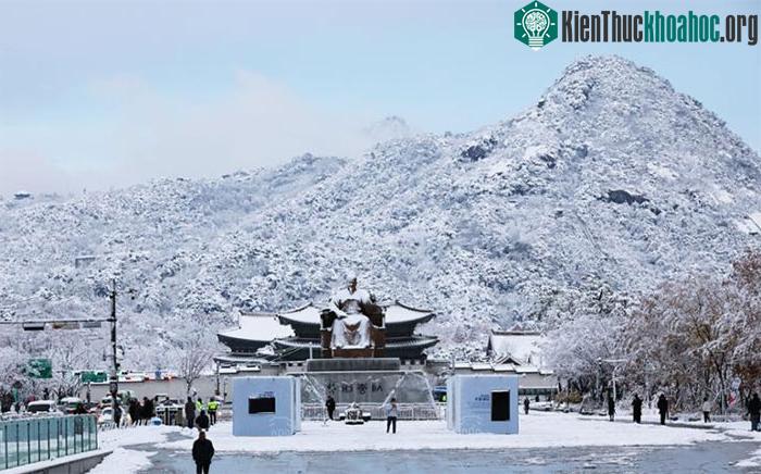 Đây là trận tuyết rơi tháng 11 lớn nhất ở Seoul trong suốt 117 năm qua.