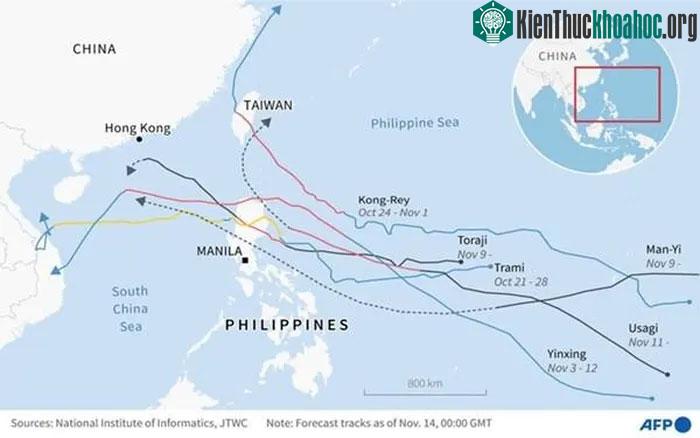 6 cơn bão ảnh hưởng đến Philippines chỉ trong một tháng.