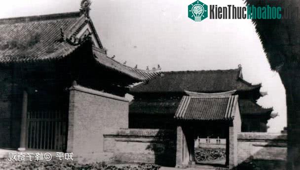 Một góc của Ninh Cổ Tháp được lưu lại.