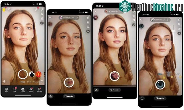 Bộ lọc làm đẹp Snapchat