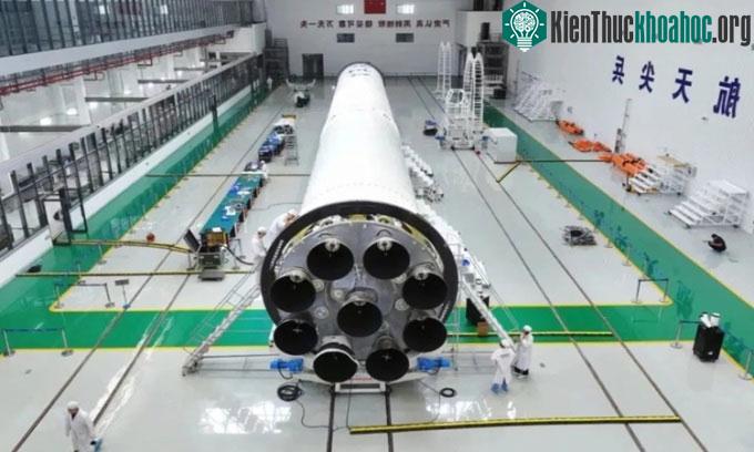 Tên lửa tái sử dụng Tianlong-3 có thiết kế tương tự tên lửa Falcon 9 của SpaceX.