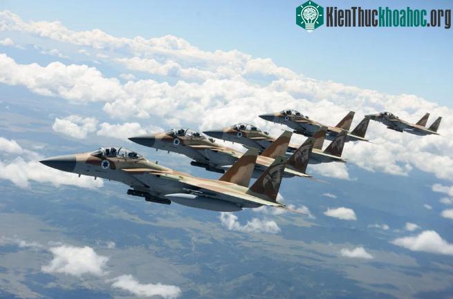 Tiêm kích F-15 của Không quân Israel.