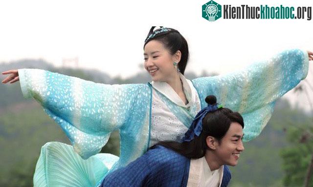 Hình ảnh Lương Sơn Bá - Chúc Anh Đài trên phim.